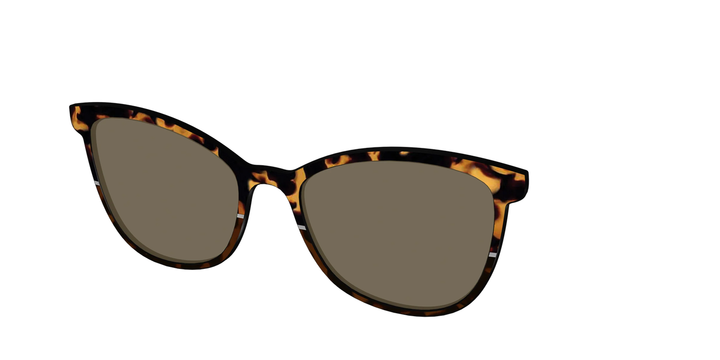 The Polarized Chic Tortoise Split Sun Top