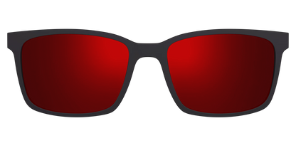 The Polarized Red Reflective Sun Top