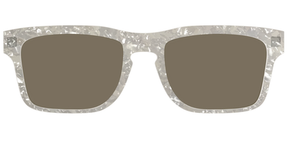 The Polarized White Quartz Pearl Sun Top
