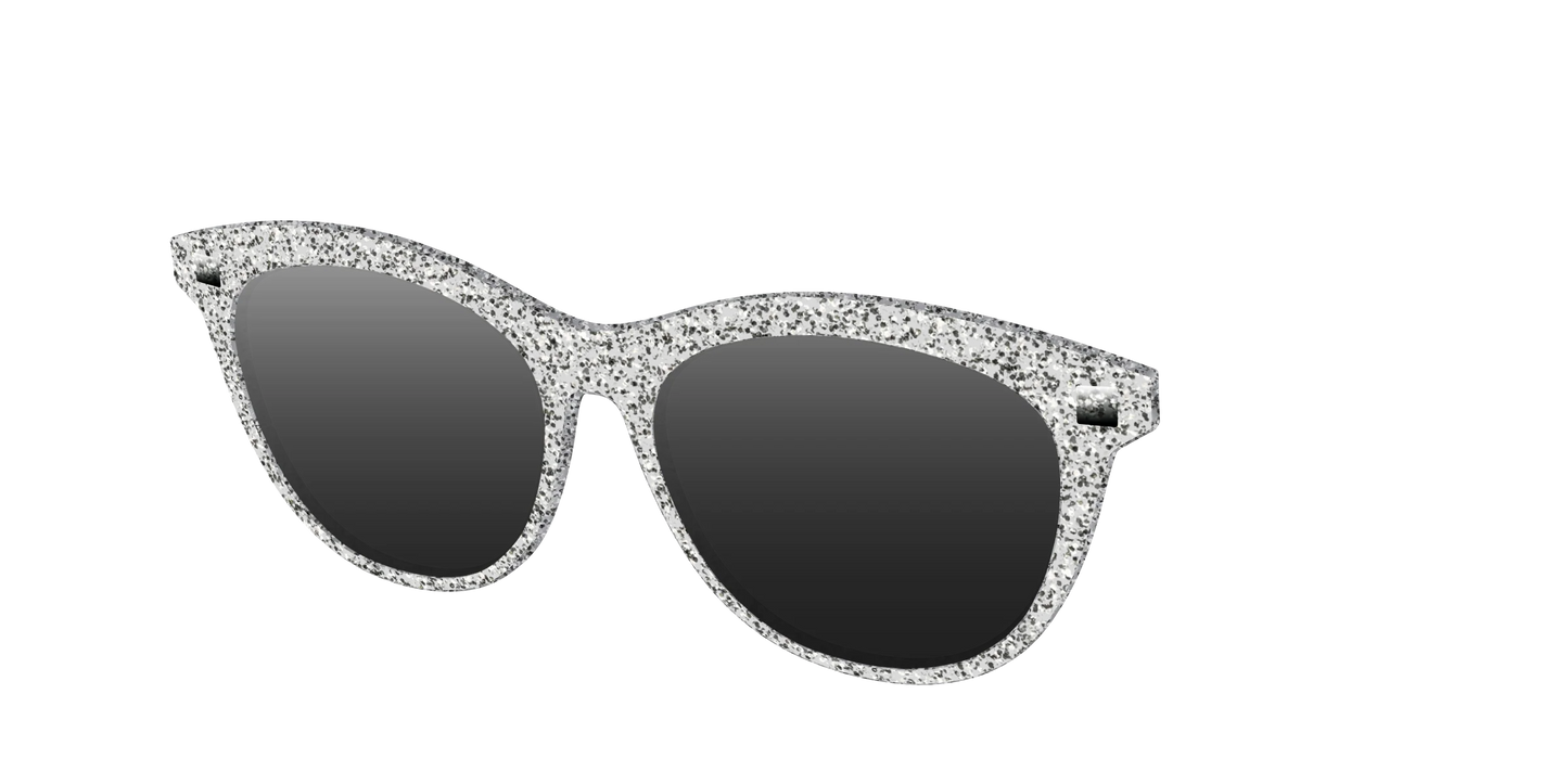 The Polarized Silver Sparkle Sun Top
