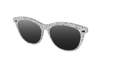 The Polarized Silver Sparkle Sun Top