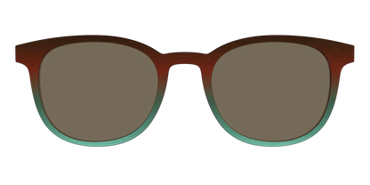 The Polarized Mahogany to Juniper Woodgrain Sun Top
