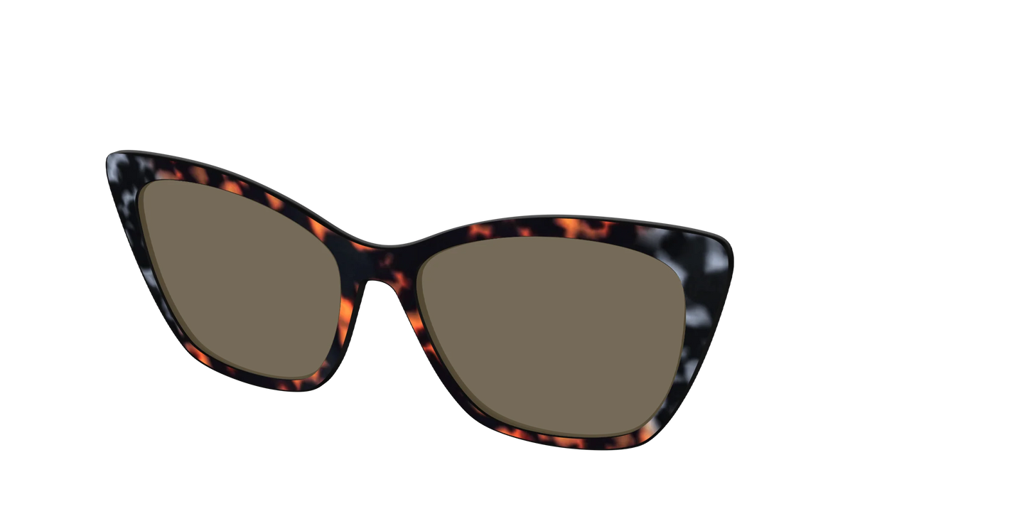 The Polarized Gray & Amber Tortoise Sun Top