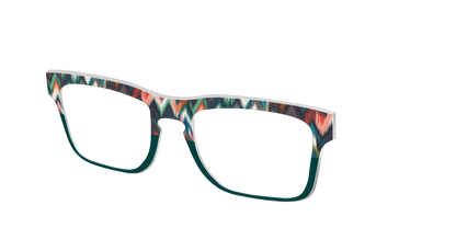 The Teal Ikat Split