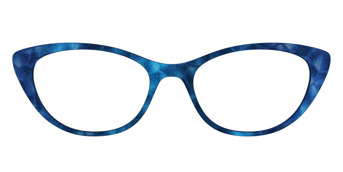 The Shimmering Cobalt Hexagons