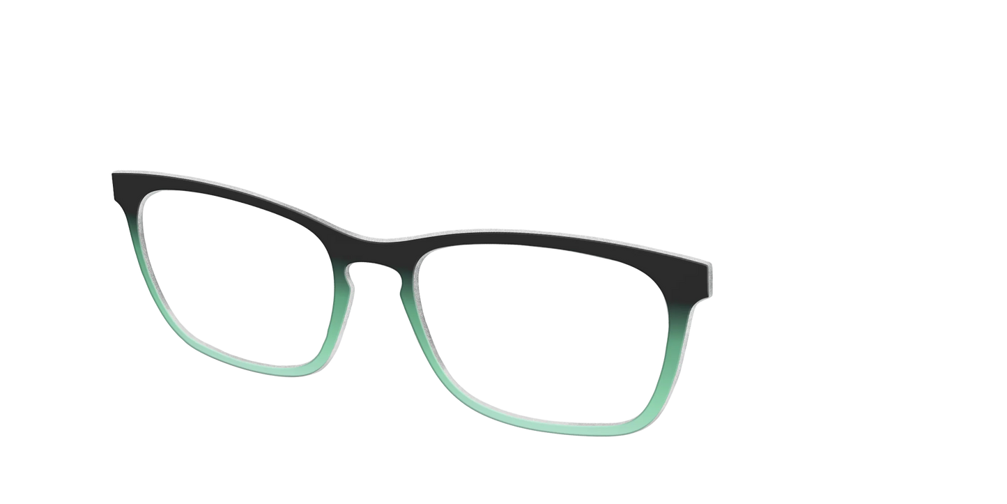 The Black to Spearmint Gradient
