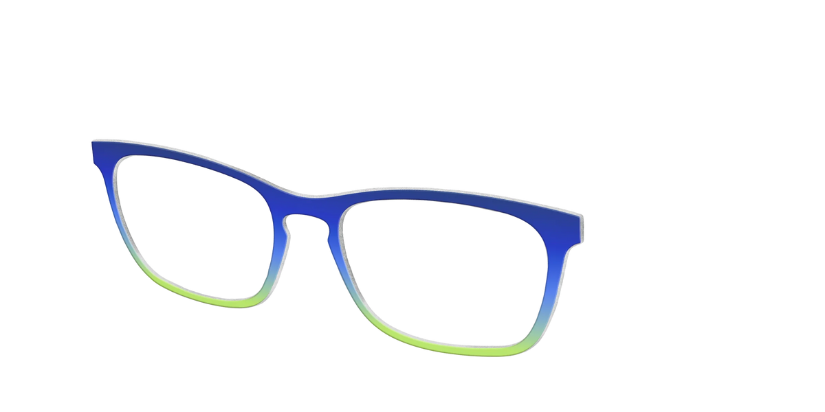 The Sapphire to Chartreuse Gradient