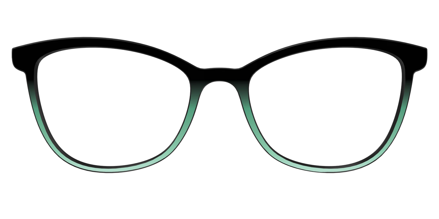 The Black to Spearmint Gradient