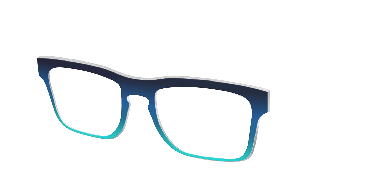 The Royal Blue to Seafoam Gradient