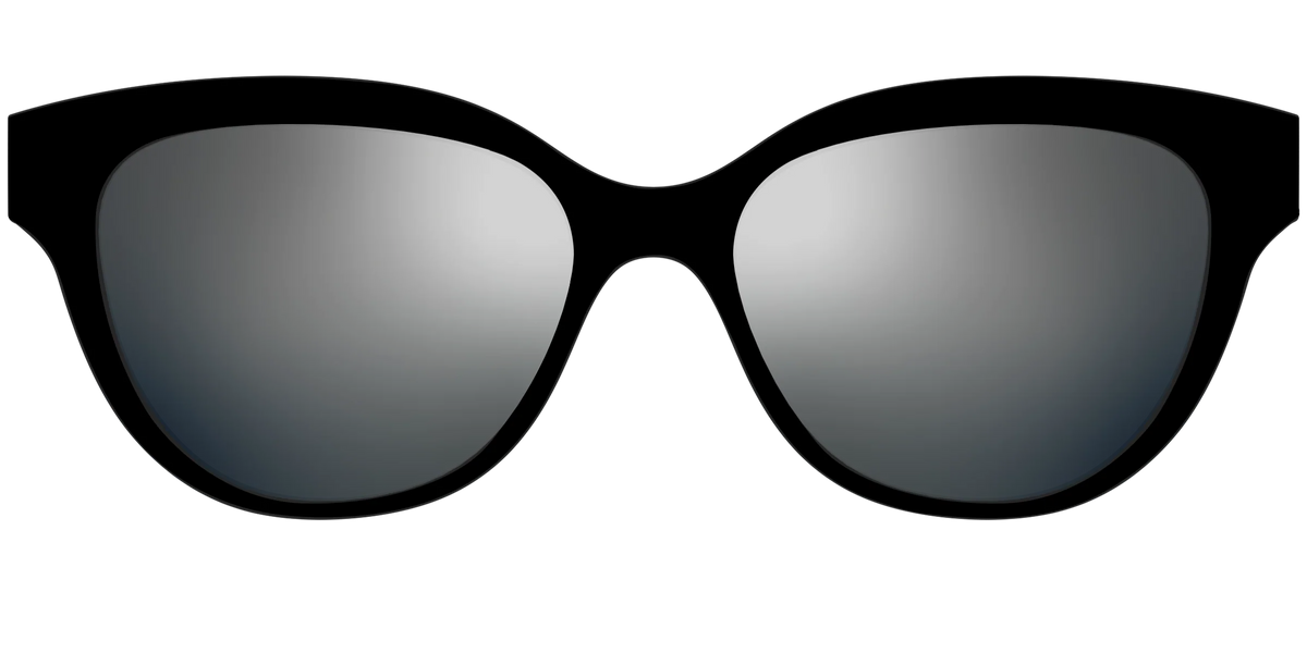 The Polarized Silver Reflective Sun Top