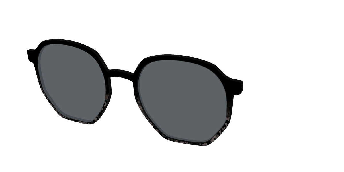 The Polarized Shaded Tortoise Sun Top