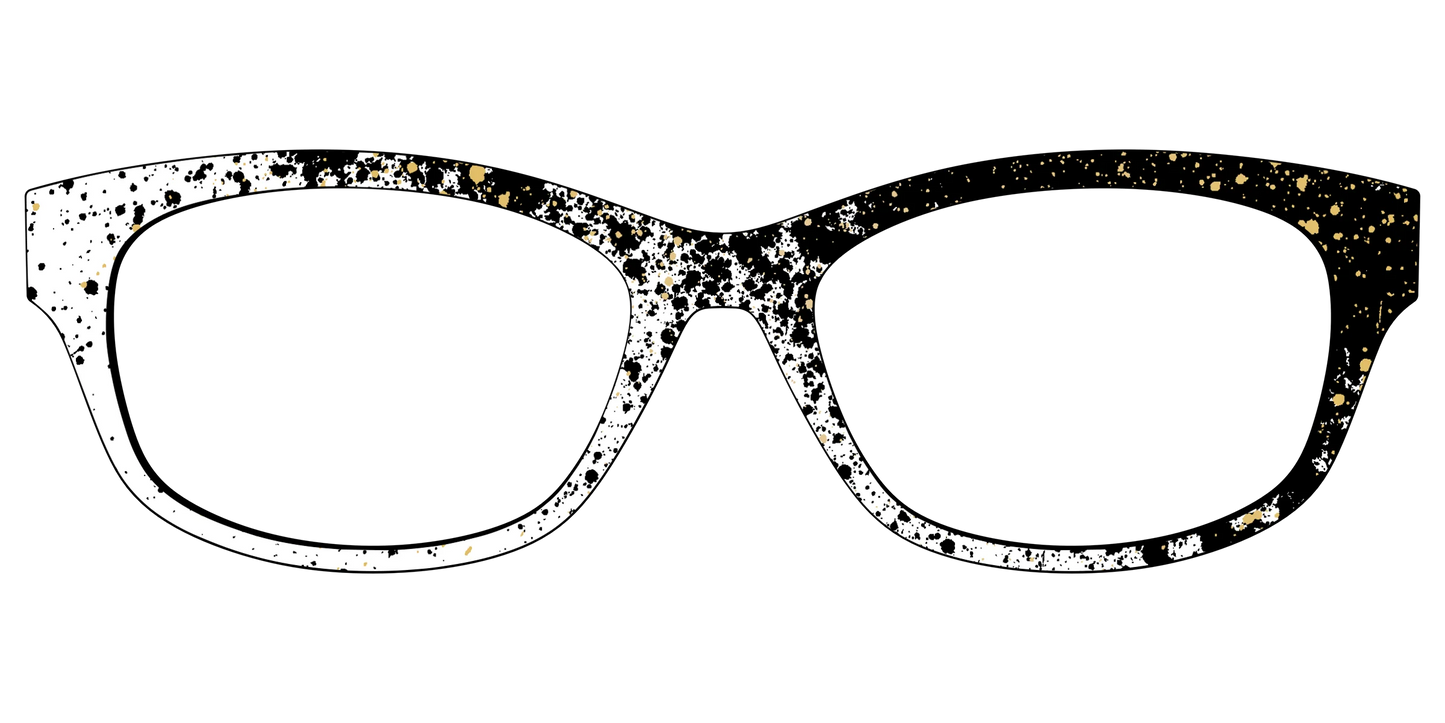 The Black & White Splatter