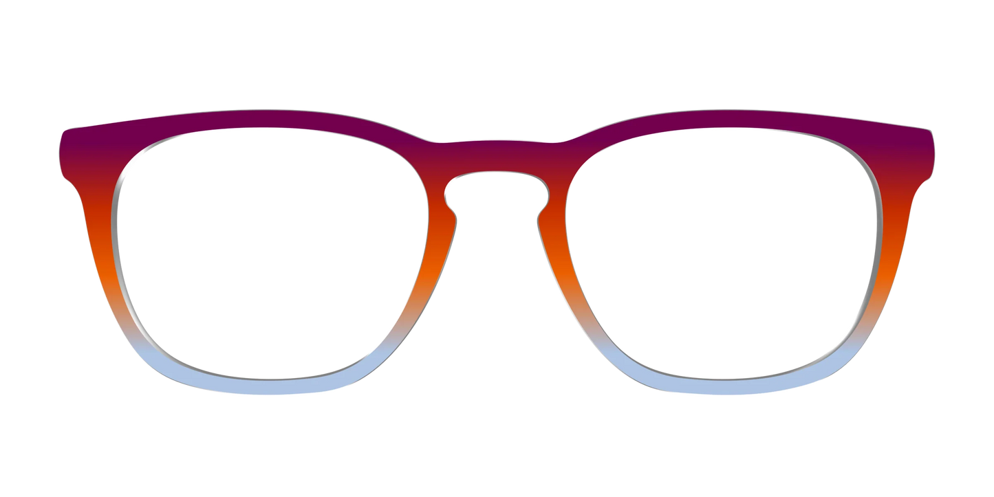 The Raspberry to Periwinkle Gradient