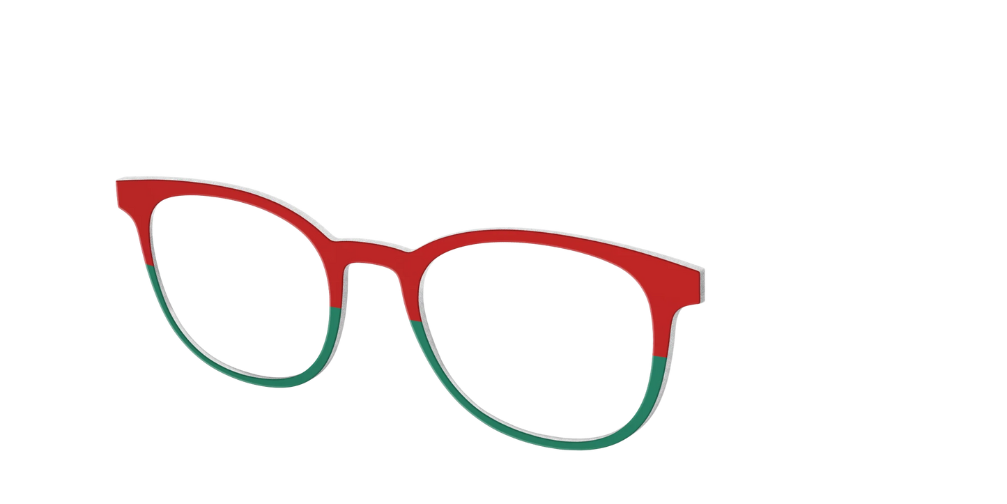 The Scarlet Red & Spruce Split