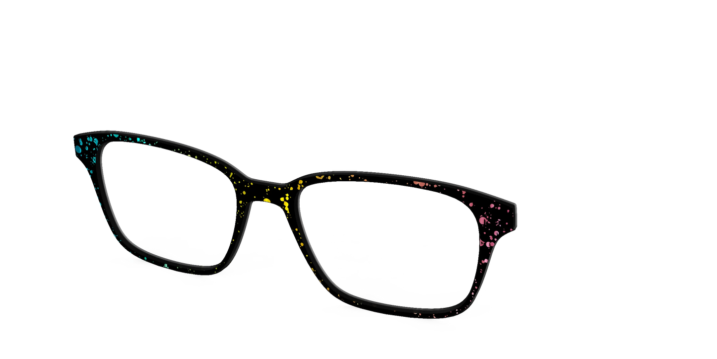 The Rainbow Foil Splatter