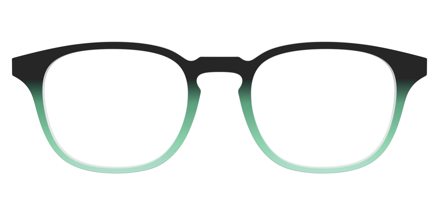The Black to Spearmint Gradient