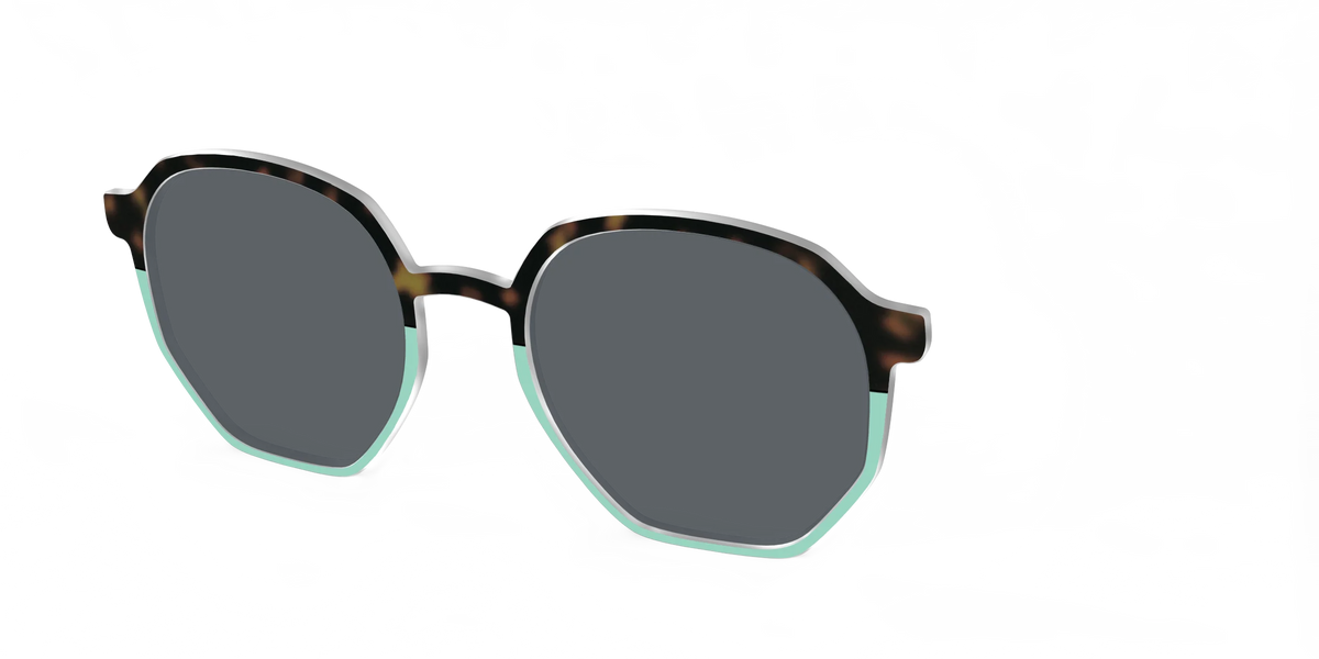 The Polarized Matcha Split Sun Top