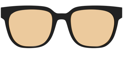 The Black With Umber Brown Lens