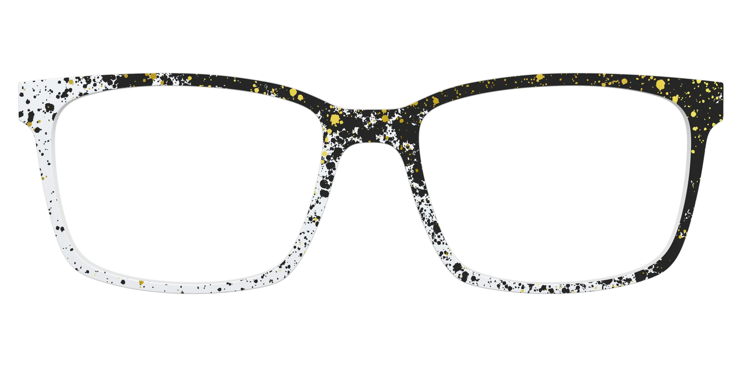 The Black & White Splatter
