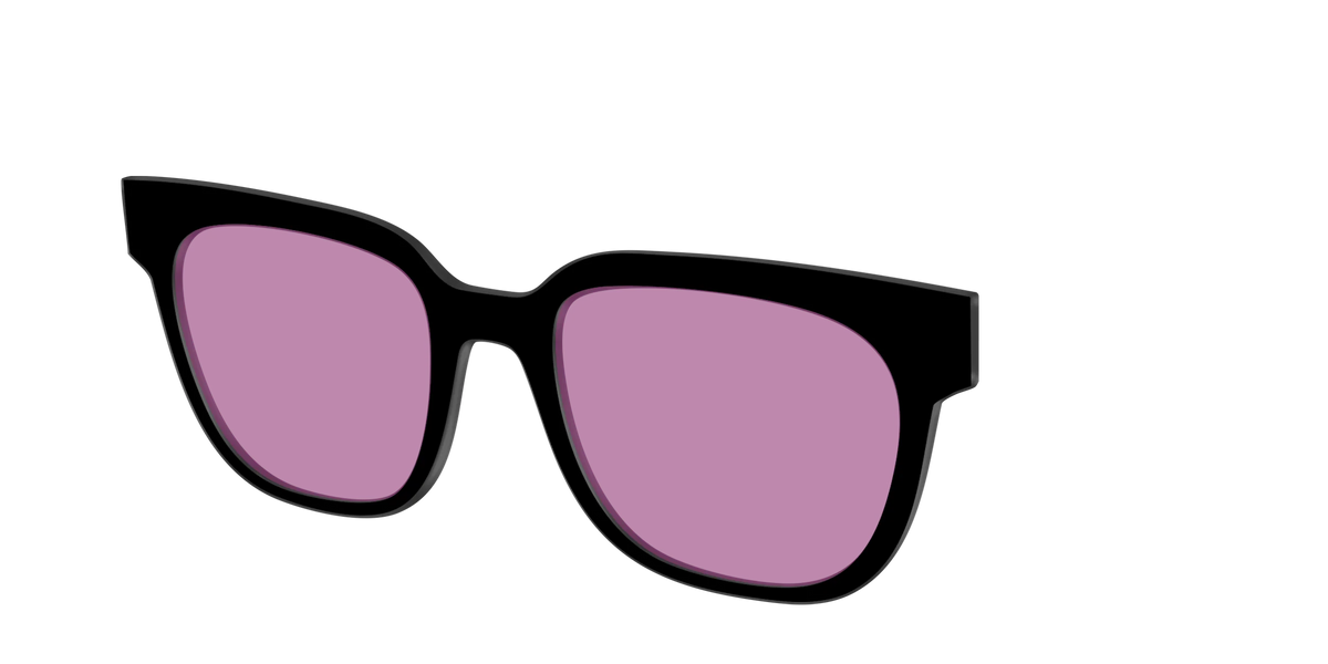 The Black with Pink Racquet Sport Lens