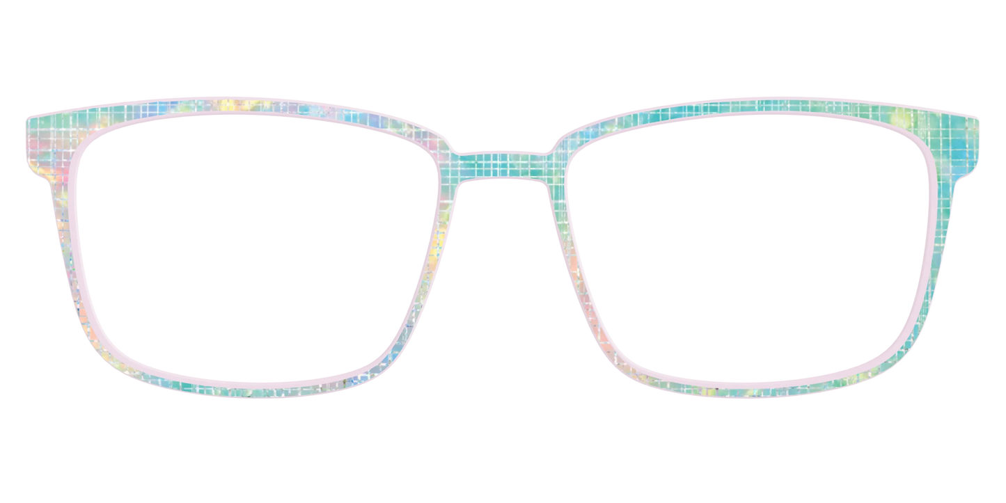 The Pastel Gradient with Holographic Hatching