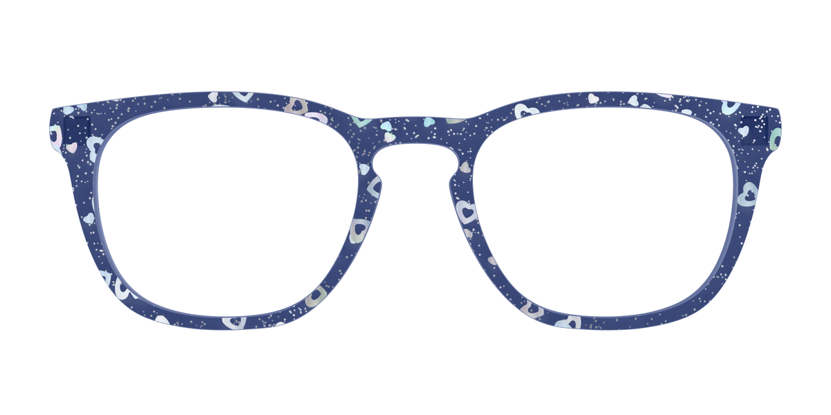 The Denim Heart Glitter Crystal
