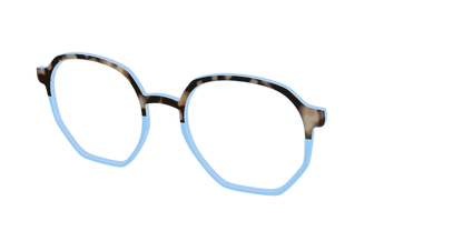 The Denim Tortoise Crystal Split