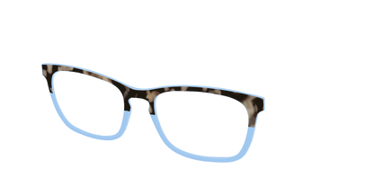 The Denim Tortoise Crystal Split
