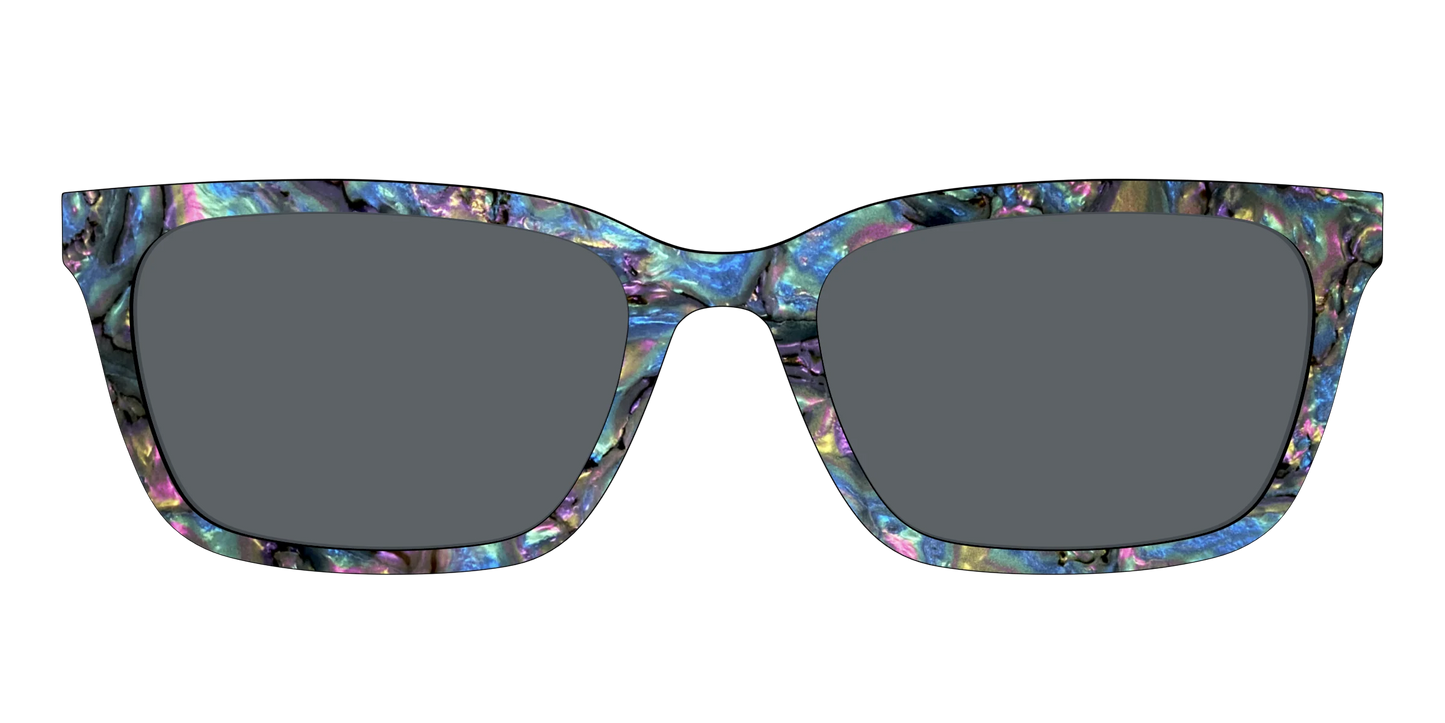 The Polarized Midnight Abalone Sun Top
