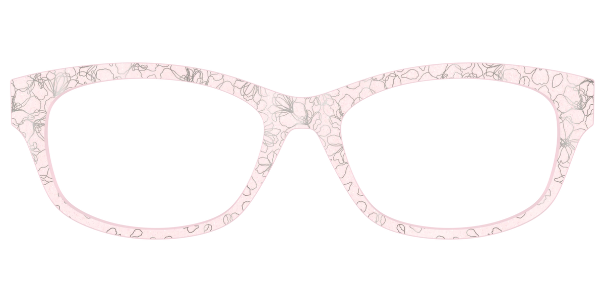 The Pink Shimmer Petals with Silver Foil