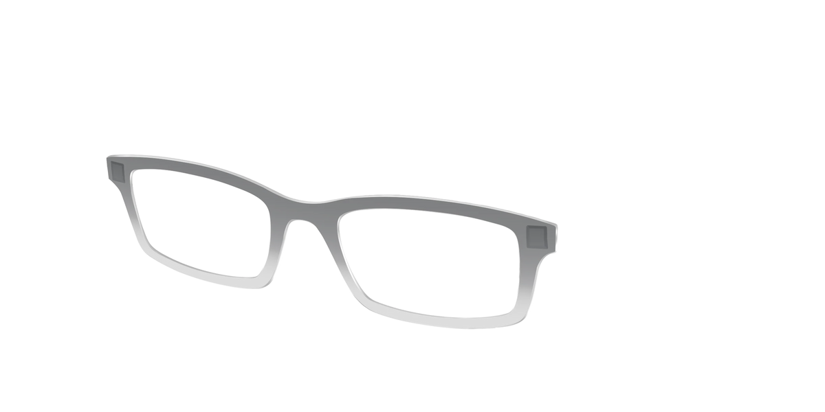 The Charcoal to Light Gray Gradient Crystal