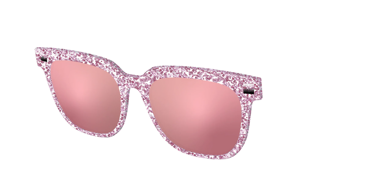 The Polarized Rose Gold Sparkle Sun Top