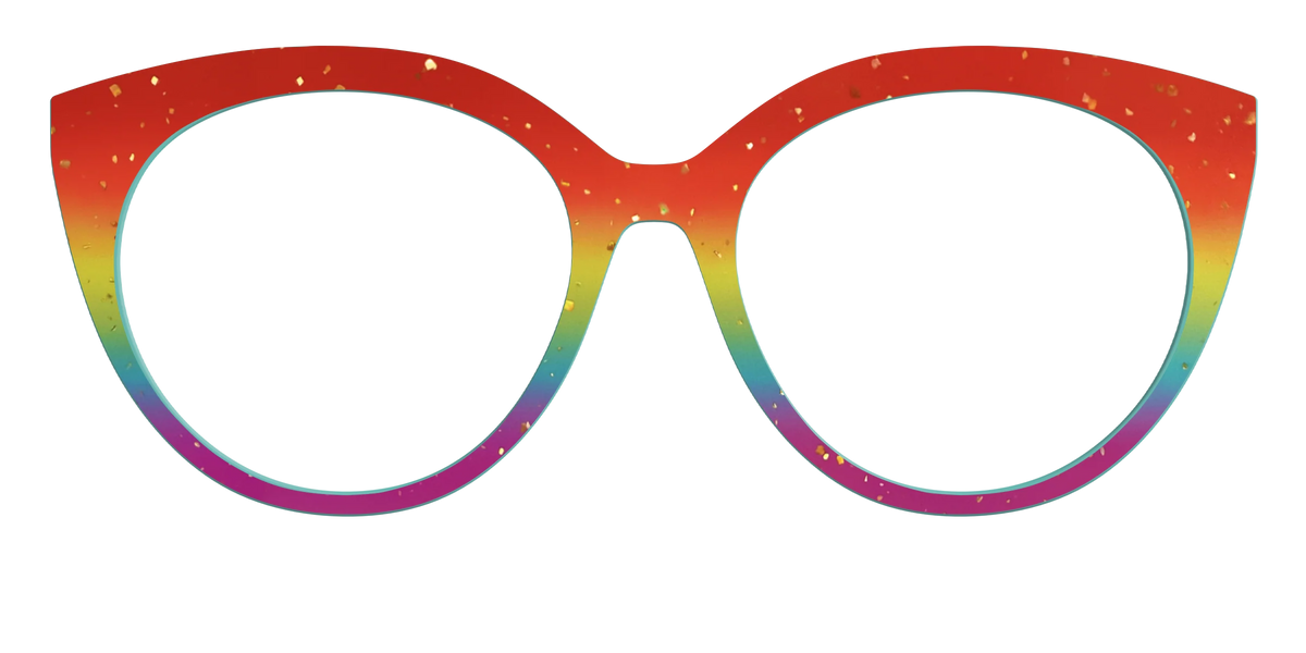 The Spectrum Gradient with Gold Flakes