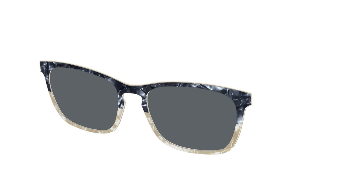 The Polarized Navy to Taupe Pearl Split Sun Top