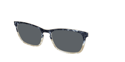 The Polarized Navy to Taupe Pearl Split Sun Top