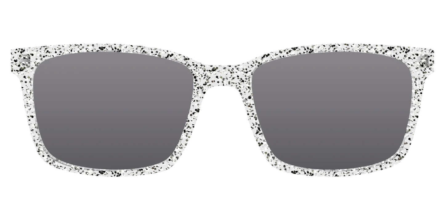 The Polarized Silver Sparkle Sun Top