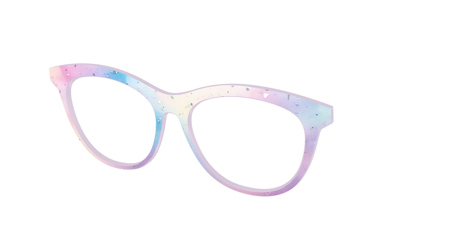 The Dreamy Pastel with Holographic Glitter