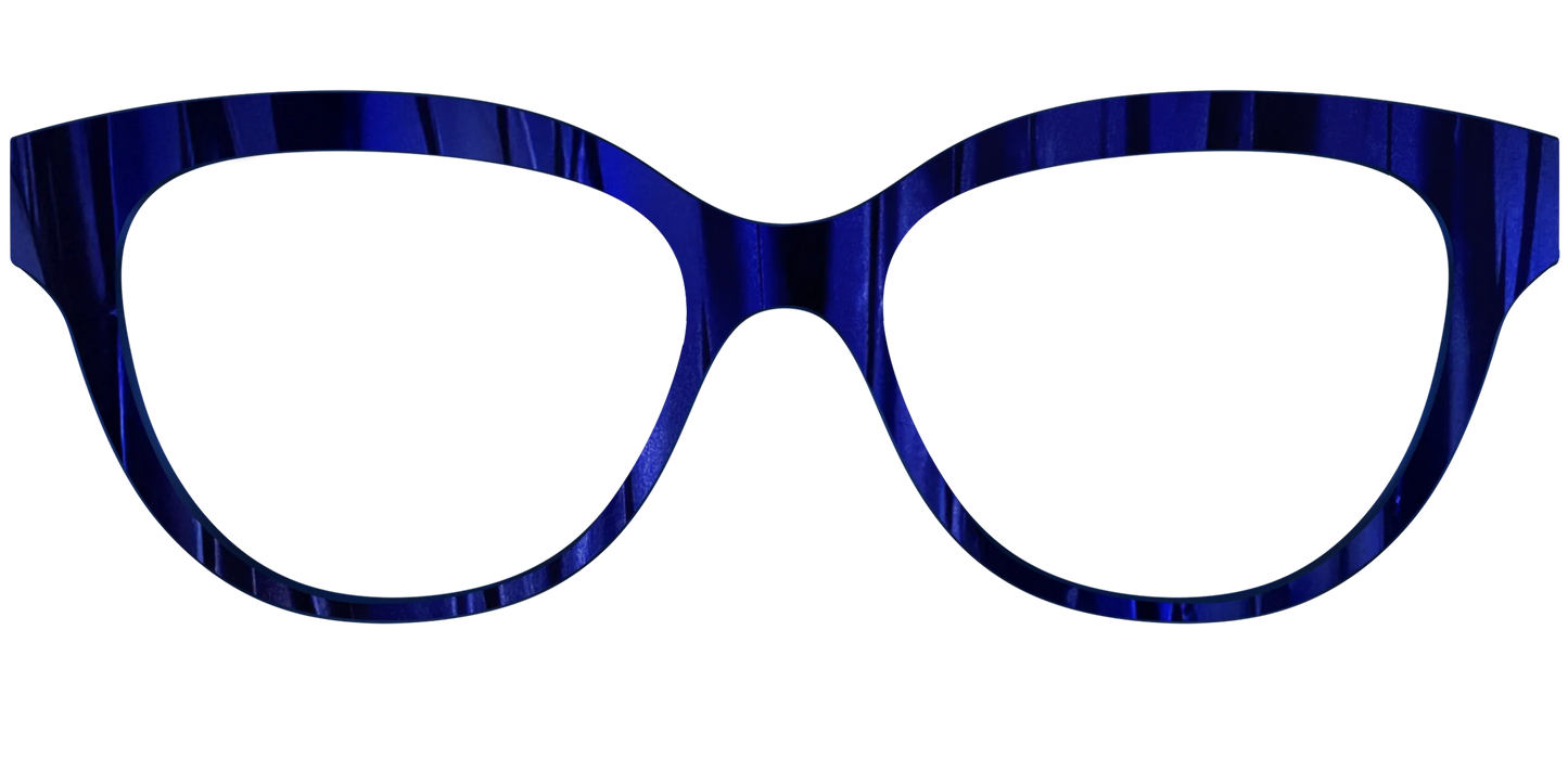 The Indigo Moire Stripes