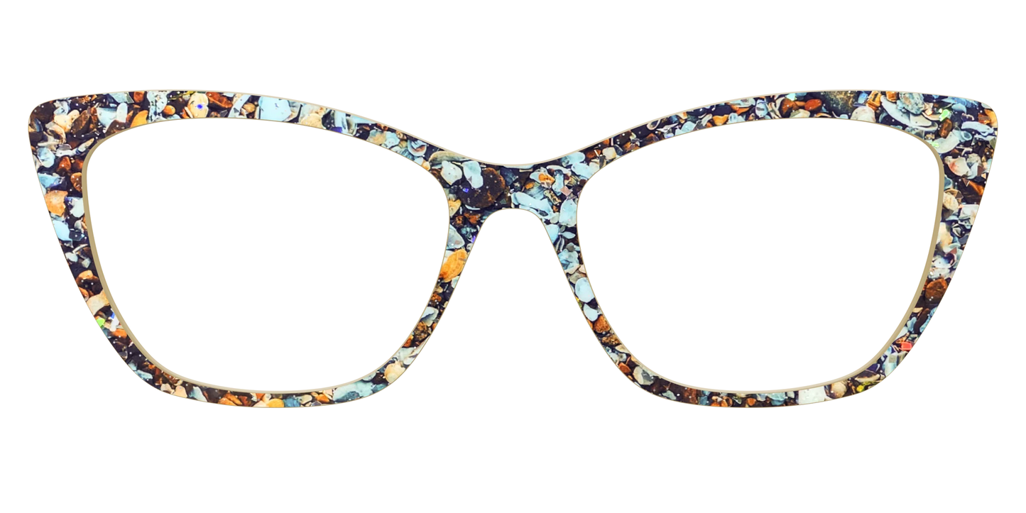 The Seashell Tortoise with Holographic Glitter