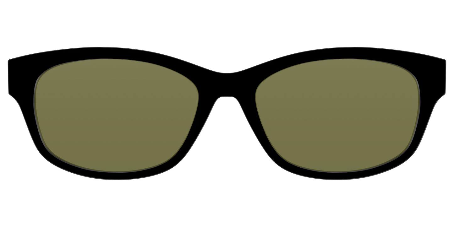 The Black with Green Racquet Sport Lens