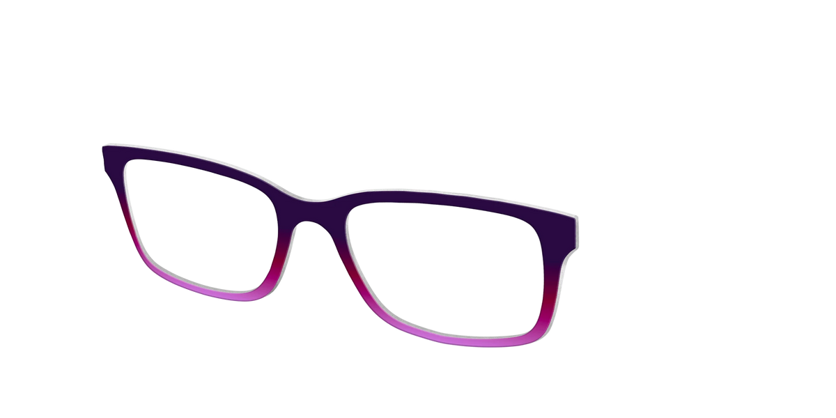 The Black To Jungle Orchid Gradient