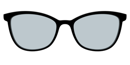 The Black With Slate Blue Lens