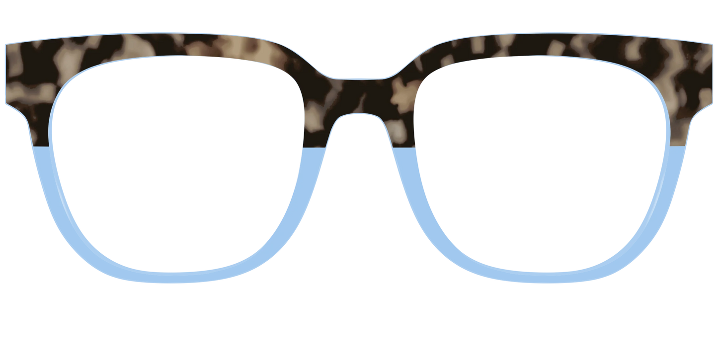 The Denim Tortoise Crystal Split