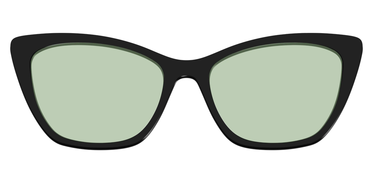 The Black With Sage Green Lens