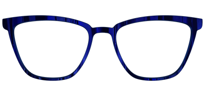 The Indigo Moire Stripes