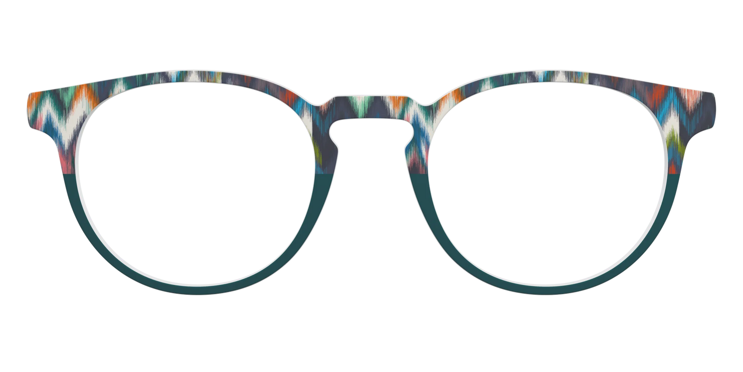 The Teal Ikat Split