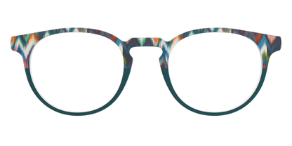 The Teal Ikat Split