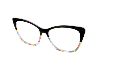 The Chic Pride Stripes Crystal with Gold Foil