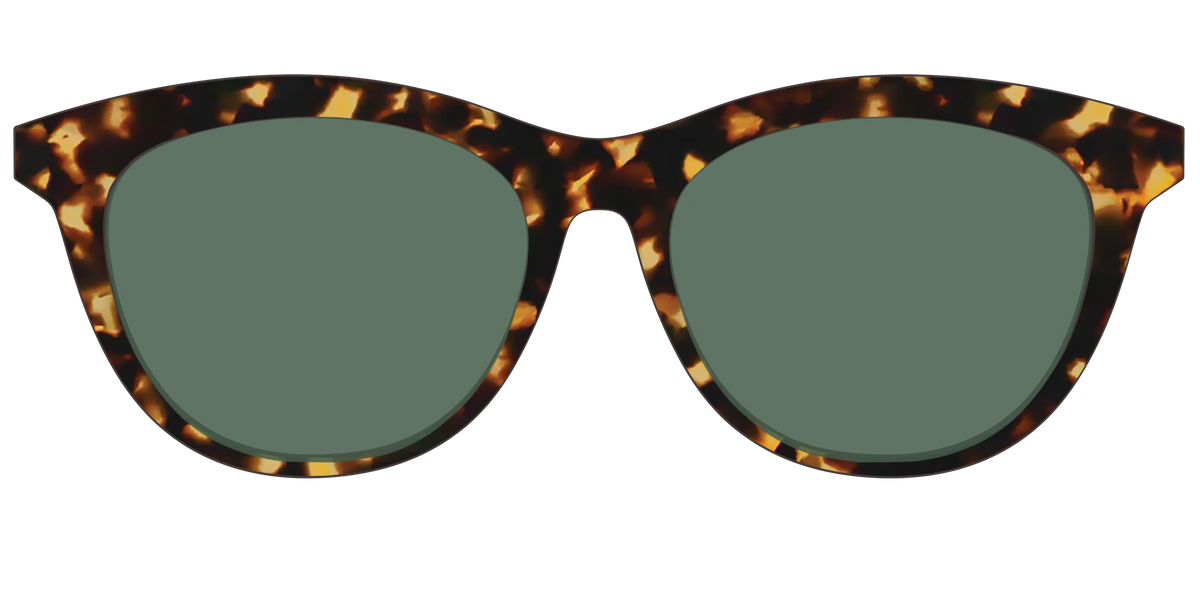 The Non-Polarized Green Tortoise Sun Top