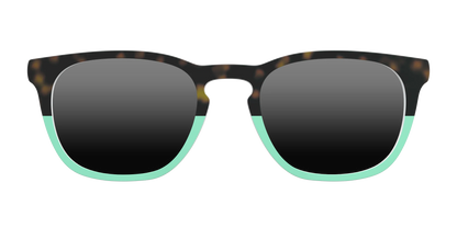 The Polarized Matcha Split Sun Top